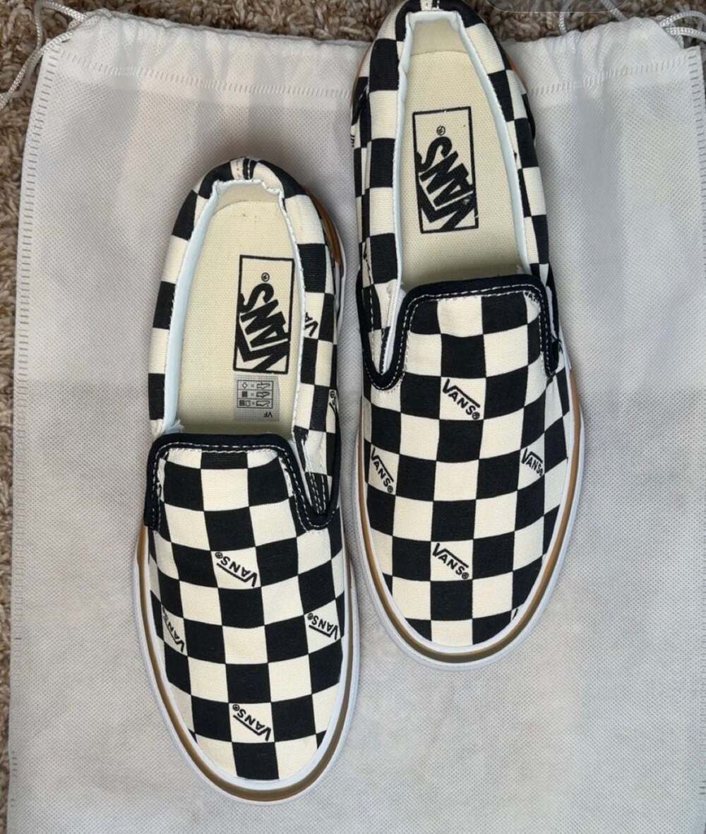 Vans Women’s Slip-On Checkerboard Platform Shoes-NEW!!! Size 8 - Picture 3 of 5
